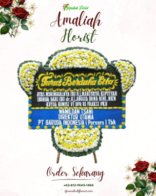 Papan Bunga Duka di Kebon Kalapa