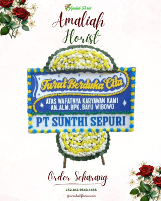 Papan Bunga Duka di Kebon Kalapa