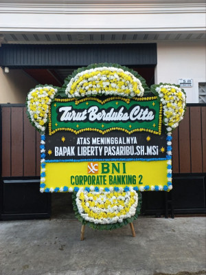 Papan Bunga Duka di Kebon Kalapa