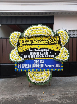 Papan Bunga Duka di Kebon Kalapa