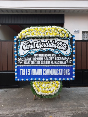 Papan Bunga Duka di Kebon Kalapa